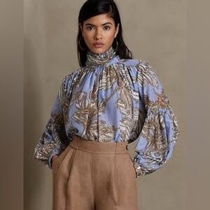 Banana Republic Natali Blouse Balletsleeve Top XS